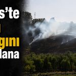 Bitlis'te Örtü Yangını Meydana Geldi