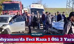 Adıyaman'da Feci Kaza 1 Ölü 3 Yaralı