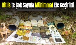 Bitlis Kırsalında Çok Sayıda Mühimmat ve Yaşam Malzemesi Ele Geçirdi