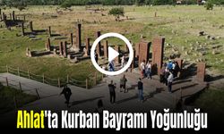 Ahlat'ta Kurban Bayramı'nda Selçuklu Mezarlığı'na Yoğun Ziyaret
