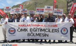 Bitlis’te Eğitim-Bir-Sen'den Öğretmenlik Meslek Kanunu’na Tepki