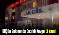 Düğün Salonunda Bıçaklı Kavga: 3 Yaralı