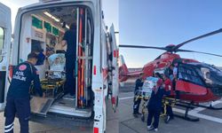 Ambulans Helikopter Yenidoğan Bebek İçin Havalandı