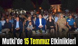 Bitlis'in Mutki İlçesinde 15 Temmuz Etkinlikleri
