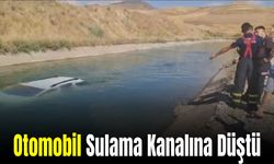 Otomobil Sulama Kanalına Düştü: 2 Kişi Araçta Mahsur Kaldı
