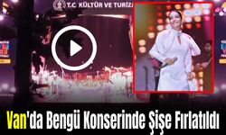 Van'da Bengü Konserinde Pet Şişe Fırlatıldı