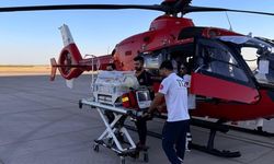 Helikopter Ambulans 5 Günlük Fatma Bebek İçin Havalandı