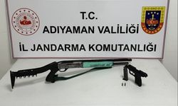 Yapılan Aramada, İkamette Av Tüfeği ve Tabanca Ele Geçirildi