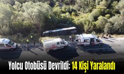 Yolcu Otobüsü Devrildi: 14 Kişi Yaralandı