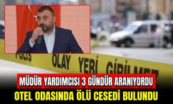 Müdür Yardımcısı 3 Gündür Kaybolmuştu, Otel Odasında Ölü Bulundu