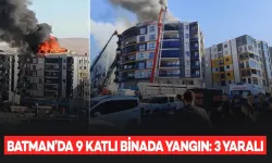 Bölge İlde 9 Katlı Binada Çıkan Yangın Sonucunda 3 Kişi Yaralandı