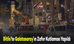 Bitlis'te Galatasaraylı Taraftarların Zafer Kutlaması