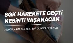 SGK Harekete Geçti, Milyonlarca Emekliyi Zor Günler Bekliyor: O Emeklilerin Maaşlarında Kesinti Yaşanacak