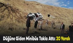 Muş’ta Düğüne Giden Minibüs Takla Attı: 20 Kişi Yaralandı