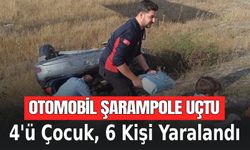 Otomobil Şarampole Uçtu: 4'ü Çocuk, 6 Kişi Yaralandı