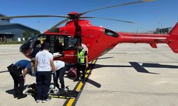 3 Yaşındaki Hasta İçin Ambulans Helikopter Havalandı