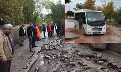 Ahlat'ta Şiddetli Yağışlarda Sel ve Taşkınlar Yaşandı!