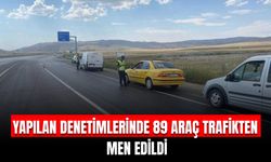 Yapılan denetimlerinde 89 araç trafikten men edildi