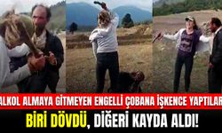 Alkol Almaya Gitmeyen Engelli Çobana İşkence Yaptılar: Biri Dövdü, Diğeri Kayda Aldı!