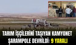 Tarım işçilerini taşıyan kamyonet şarampole devrildi: 9 yaralı