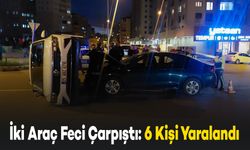 İki Araç Feci Çarpıştı: 6 Kişi Yaralandı