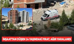 14 Yaşındaki Çocuk, Çalıştığı İnşaattan Düşerek Ağır Yaralandı