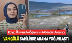 Kaybolan Üniversite Öğrencisi Rojin’i Arama Çalışmaları Van Gölü Sahilinde Devam Ediyor