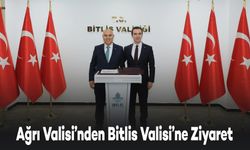 Ağrı Valisi’nden Bitlis Valisi’ne Hayırlı Olsun Ziyareti