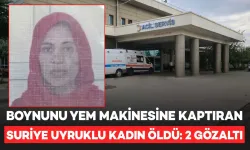 Fabrikada Çalışan Suriyeli Kadın İş Kazasında Hayatını Kaybetti