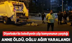 Çöp Kamyonunun Çarptığı Anne Hayatını Kaybetti, Oğlu Ağır Yaralandı