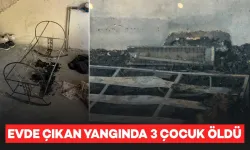 Elektrikli Isıtıcı Yangınında 3 Çocuk Hayatını Kaybetti