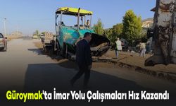 Güroymak'ta İmar Yolu Çalışmaları Hız Kazandı