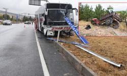 Yolcu Otobüsü ve Traktör Çarpıştı: 1 Ölü, 1 Yaralı