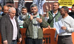 Bitlis'te İşgal Çetesinin Gazze Saldırılarına Tepki