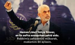 HÜDA PAR'dan Yahya Sinvar İçin Taziye Mesajı