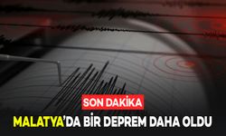 SON DAKİKA: Malatya'da Bir Deprem Daha Meydana Geldi