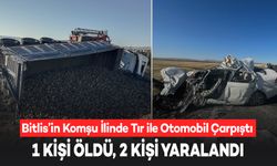 Otomobil ile Tır Çarpıştı: 1 Kişi Öldü, 2 Yaralı