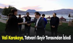 Bitlis Valisi Karakaya, Tatvan'ı Seyir Terasından İzledi