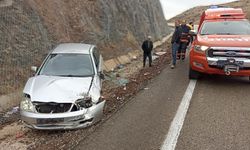 Kontrolünü Kaybeden Otomobil Yol Kenarına Devrildi: 1 Yaralı