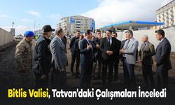 Bitlis Valisi Karakaya, Tatvan'daki Çalışmaları İnceledi