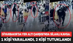 Diyarbakır’da Yer Altı Çarşısı’nda Silahlı Kavga: 1 Yaralı, 2 Tutuklama