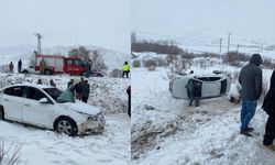 Bitlis’te yoldan çıkan araç şarampole uçtu: 4 yaralı