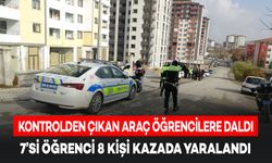 Kontrolden Çıkan Araç Öğrencilerin Arasına Daldı: 7'si Öğrenci, 8 Yaralı