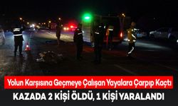 Yolun Karşısına Geçmeye Çalışan Yayalara Otomobil Çarpıp Kaçtı: 2 Ölü, 1 Yaralı