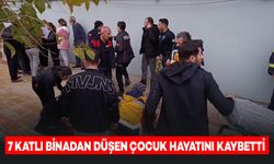 7 Katlı Binadan Düşen Çocuk Hayatını Kaybetti