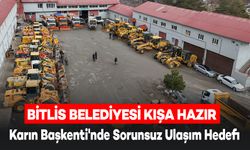 Bitlis Belediyesi Kışa Hazır: Karın Başkenti'nde Sorunsuz Ulaşım Hedefi