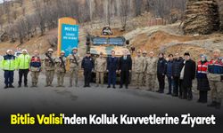 Bitlis Valisi'nden Kolluk Kuvvetlerine Ziyaret