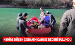 Nehire Düşen 26 Yaşındaki Çobanın Cansız Bedeni Bulundu