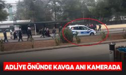 Adliye Önünde 2 Grup Arasında Kavga: Tekme Tokatlar Havada Uçuştu