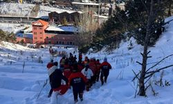 Palandöken Dağı'nda Antreman Yapan Sporcuların Üstüne Çığ Düştü